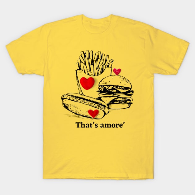 Love of fooood T-Shirt by VultureVomitInc